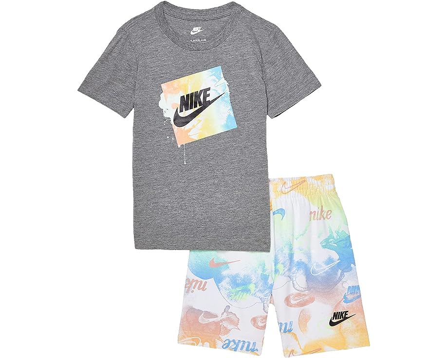 Boys' Kids' Sets | Nike Kids Sportswear Graphic T-Shirt and Tie-Dye Shorts Set (Little Kids) - HQP0887