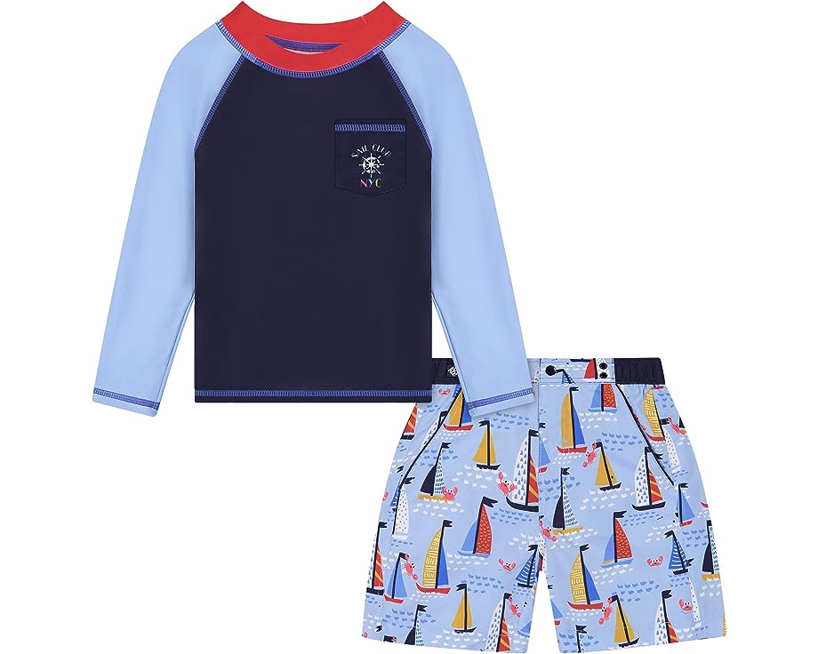 Boys' Swimwear | ANDY & EVAN KIDS Two-Piece Rashguard Swim Set (Toddler/Little Kids) - SQN5287